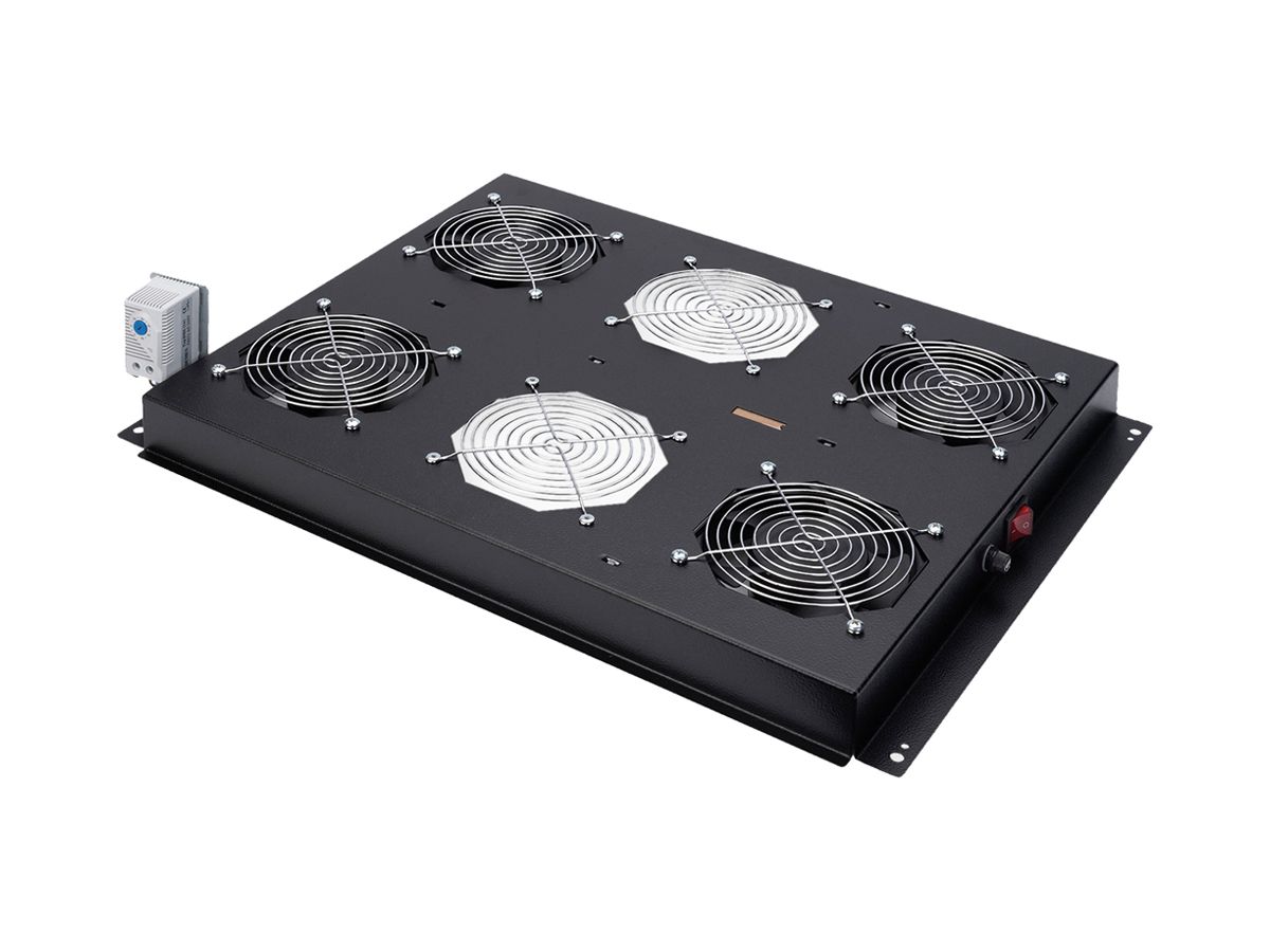 Lüfter ROLINE 420×50×530mm 230V Dachlüfter schwarz 432m³/h