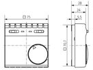 Raumthermostat Theben Ram 708
