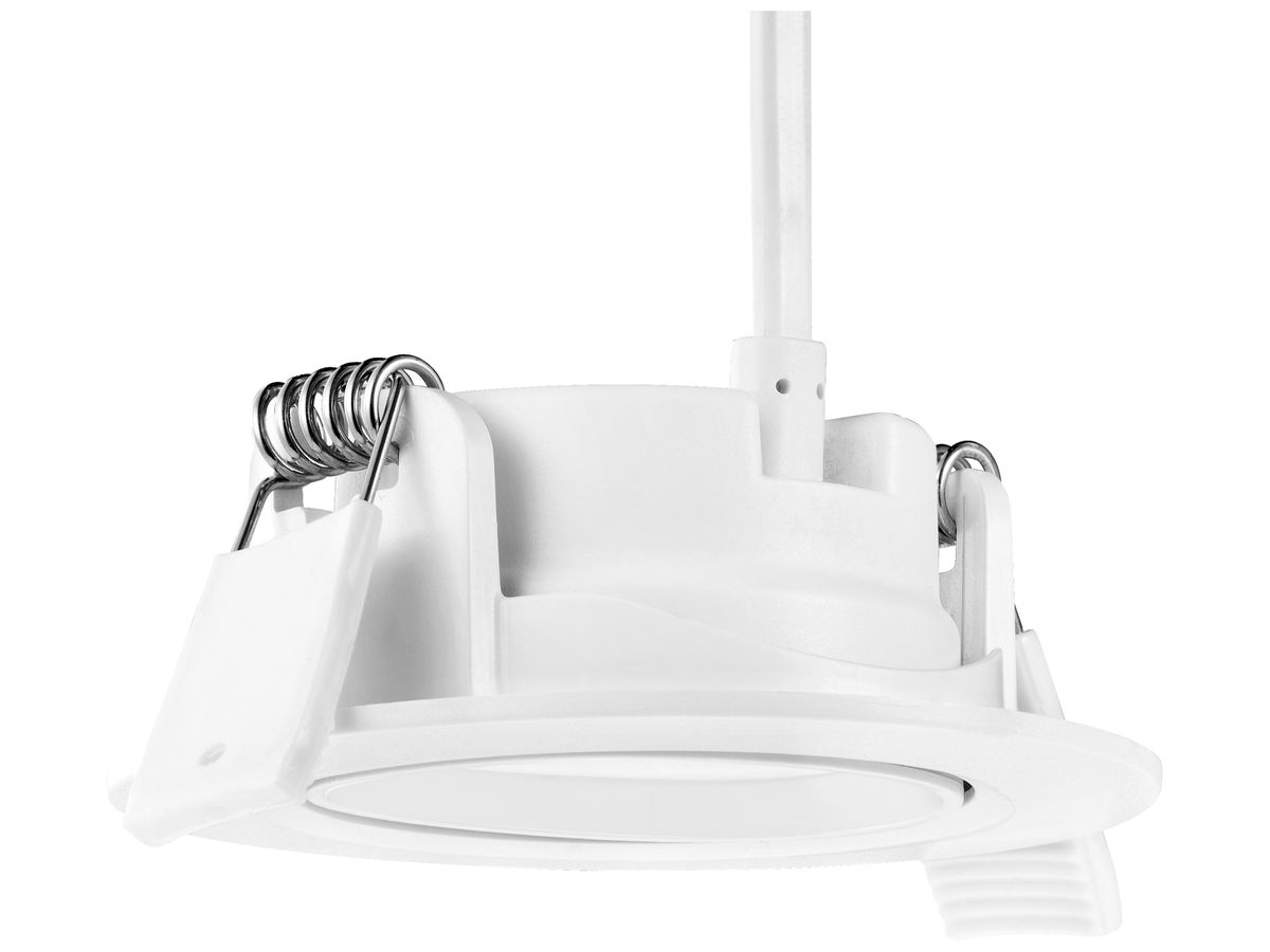 EB-LED-Downlight DOTLUX CIRCLEmini-AC 5W 400lm 3000K 40° weiss