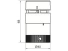 Sirenenelement WERMA,8 Töne, 24VAC/DC, schwarz