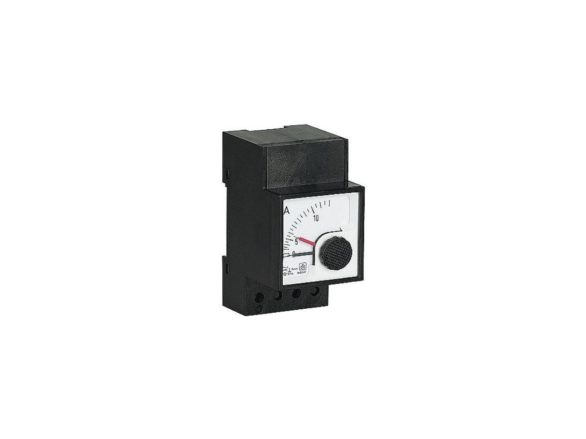 REG-Amperemeter ISKRA MQ 0507 10/5A-20 A, 10A (DC), Klasse 1.5, 45×45mm