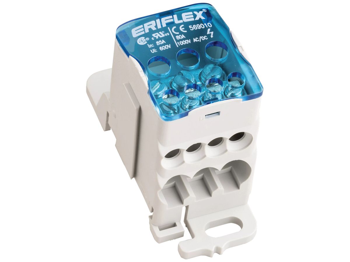 Verteilerblock ERIFLEX UD-80A 6 Anschlüsse Kupfer