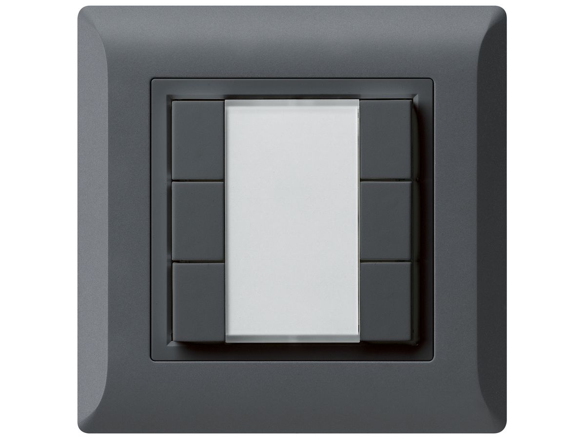 UP-Universaltaster 6×kallysto.line mit LED anthrazit