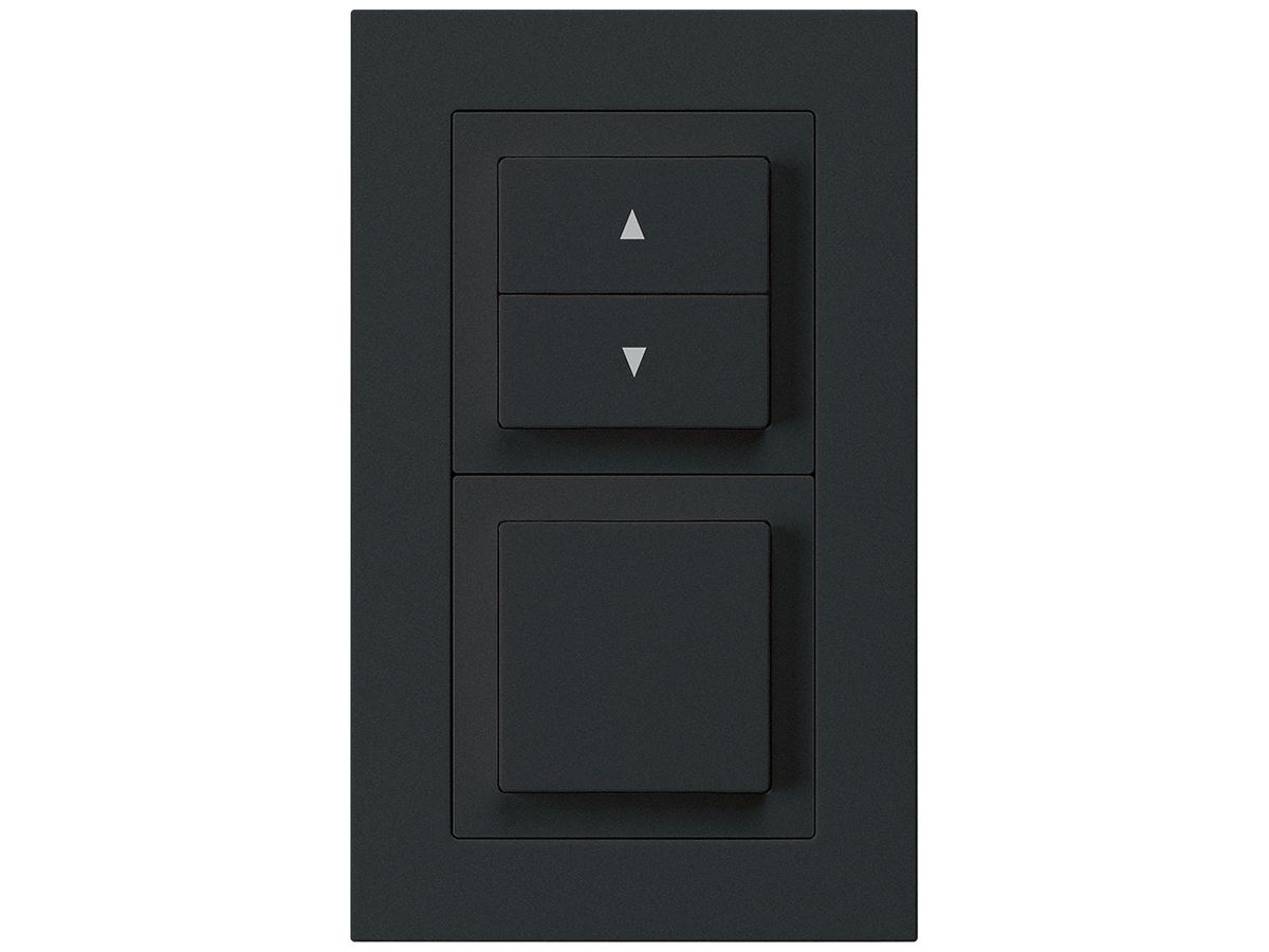 UP-Kombination kallysto.pro Gr.I-I vertikal Storenschalter+Schalter S3 schwarz