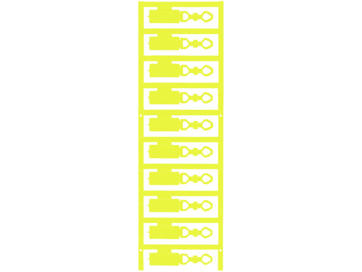 Gerätemarkierer Weidmüller MultiCard DMC 1.5…7.5mm 30m 12×27mm 30m PA66 gelb