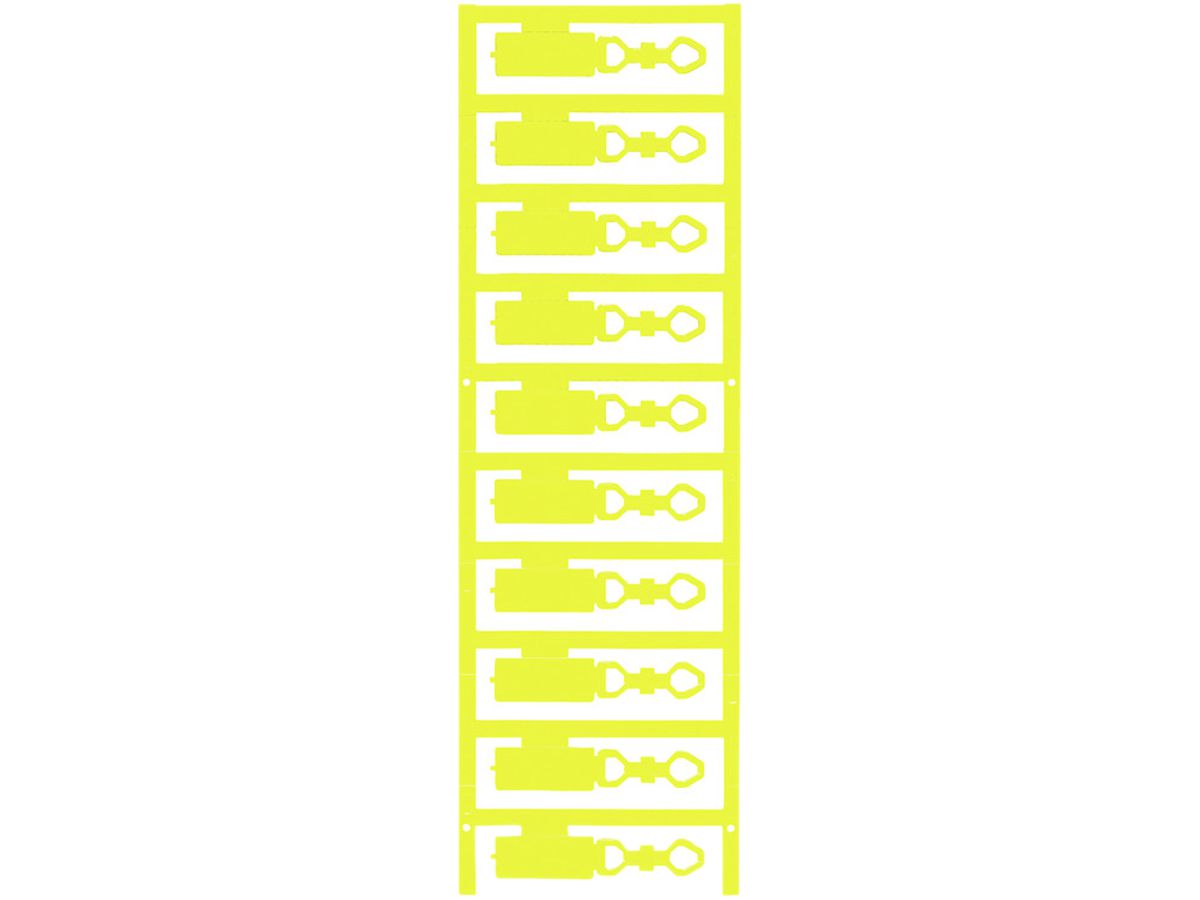 Gerätemarkierer Weidmüller MultiCard DMC 1.5…7.5mm 30m 12×27mm 30m PA66 gelb