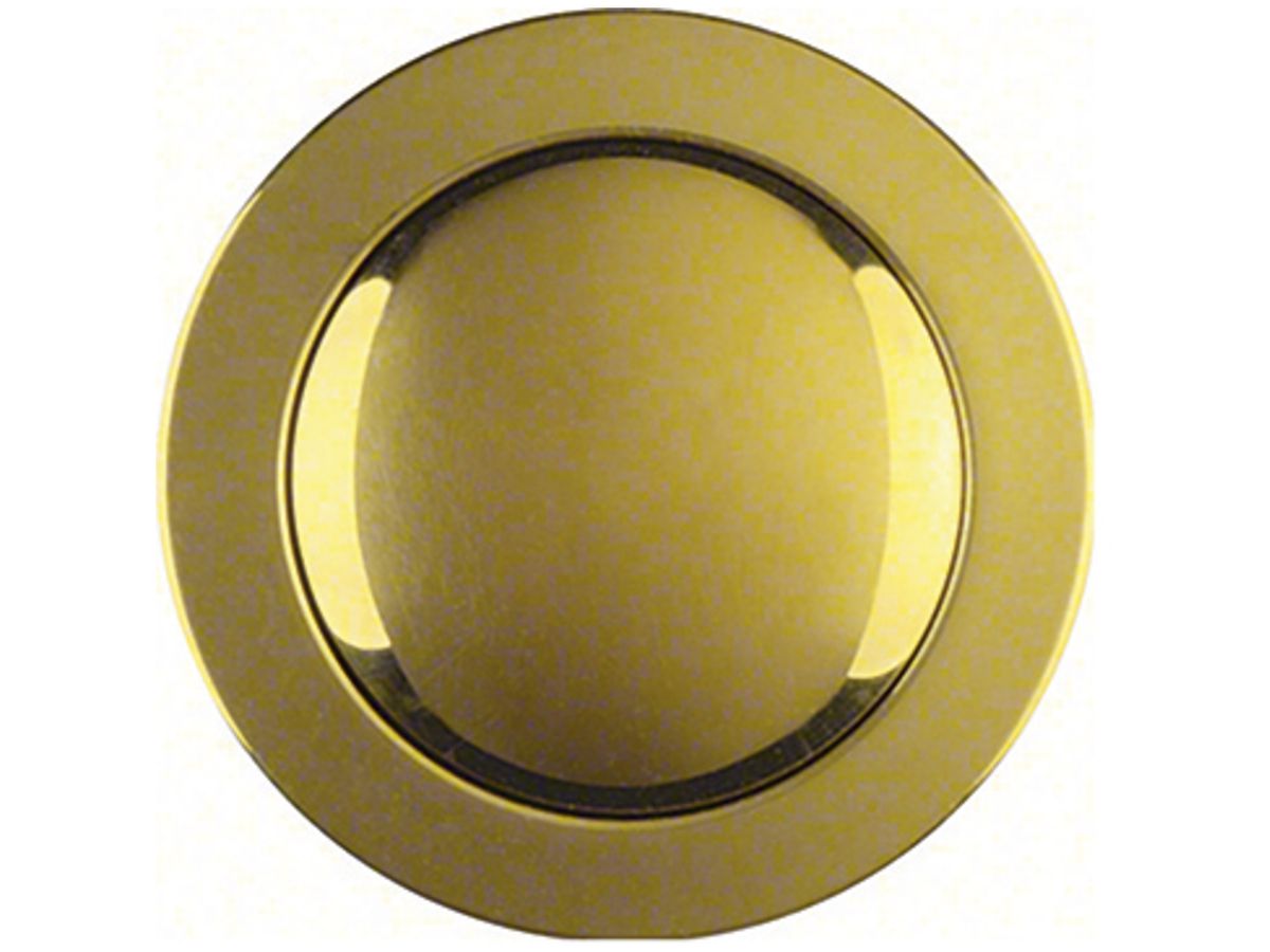 Ruftaster Hager elcom.modesta Ø19mm, PVD messing