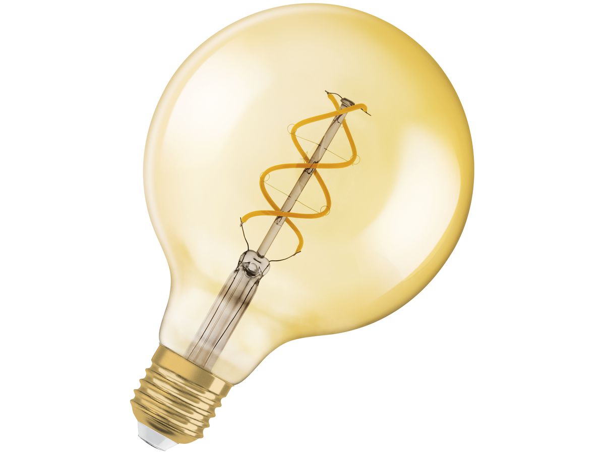 LED-Lampe Vintage 1906 CLASSIC GLOBE125 25 FIL GOLD DIM 250lm E27 4.5W 230V 820