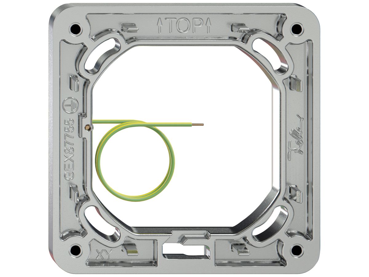 UP-Kopfzeile Feller ELEMENT 1×1 Aluminium