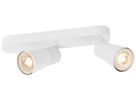 Spot SLV PURI 2.0 Cone CW GU10 2×6W DIM 258×42×138mm weiss