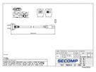 Apparatekabel ROLINE T26 → C7 2×0.75mm² 250VAC/2.5A schwarz 3m