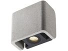 LED-Wandleuchte SLV MANA OUT 11W 650lm 3000K IP65 DIM direkt/indirekt 60° grau