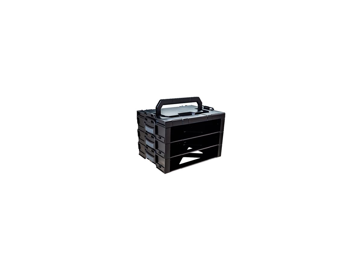 Einschubfach-Set BS Systems i-BOXX mit Deckel 445×301×342mm Kunststoff sz