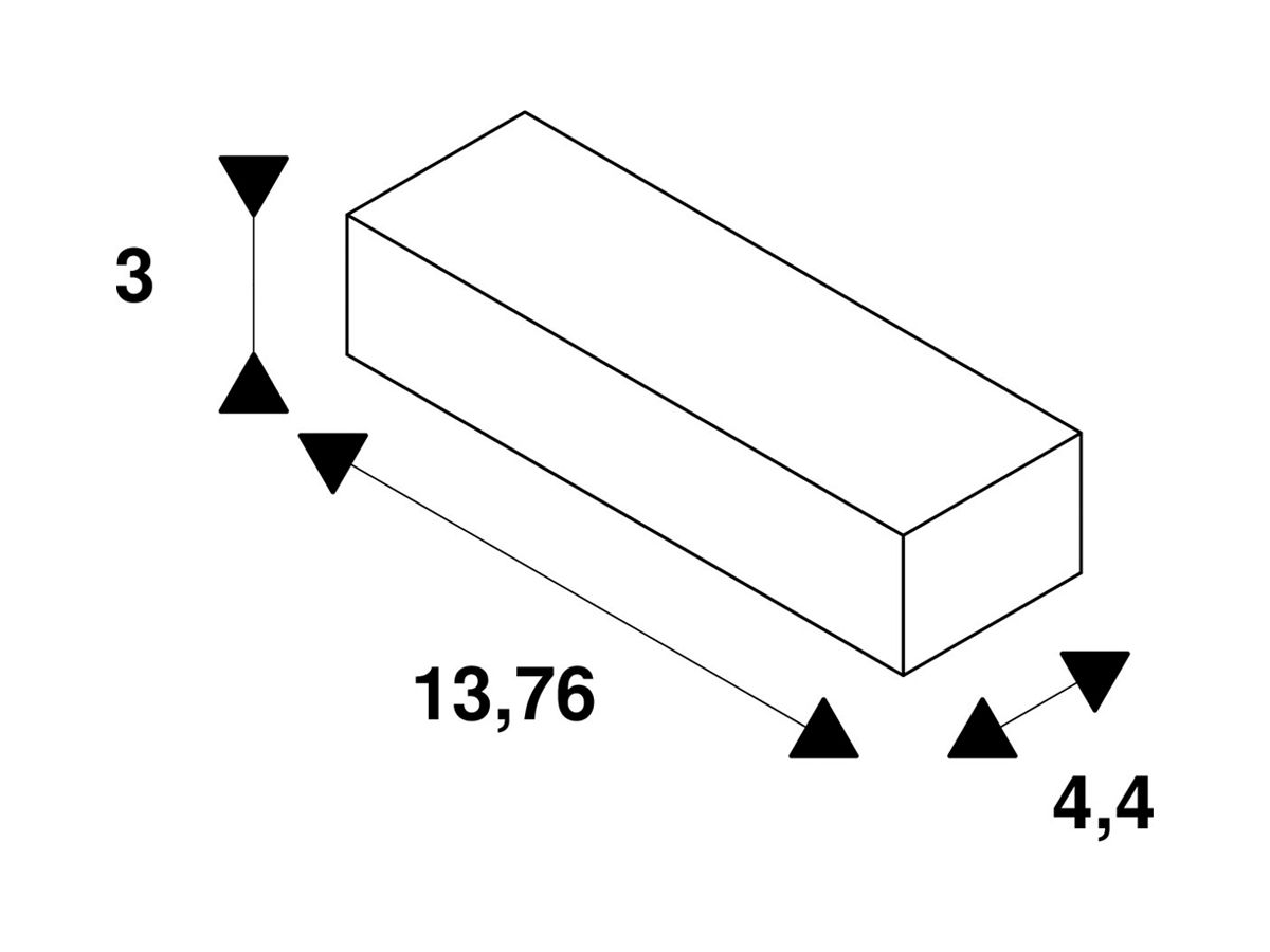 LED-Betriebsgerät SLV NUMINOS 29.4W 700mA DIM 137.6×44×30mm