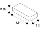 LED-Betriebsgerät SLV 25W 2…42V 150…700mA DALI DIM