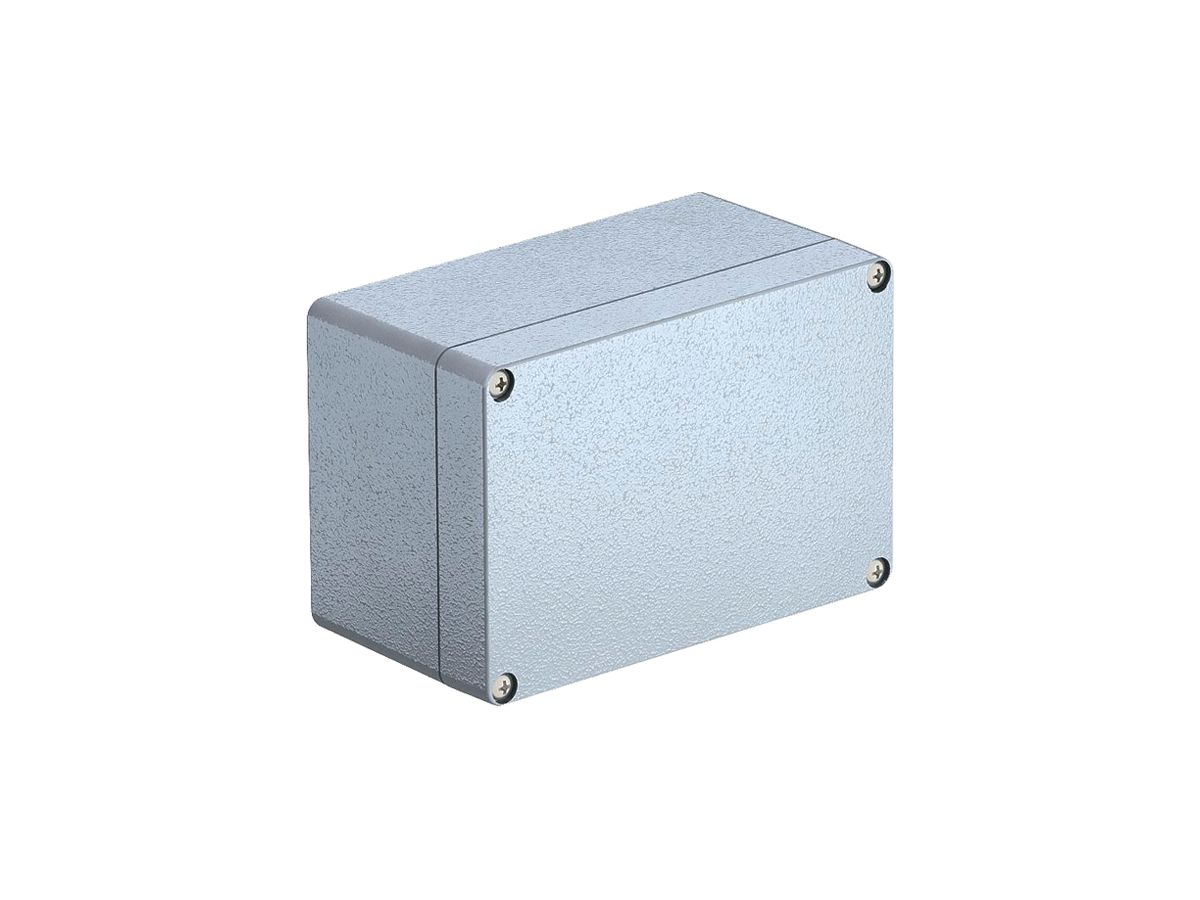 Leergehäuse BET Mx SGR 125×80×57mm Alu IP66 silbergrau