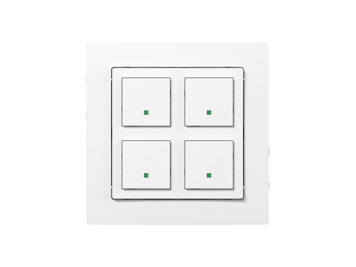 UP-Frontset Z/E ABB SIDUS weiss zu Sensor 2×free@home