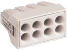 Verbindungsklemme WAGO 8P 0.75…2.5mm² Exe lichtgrau