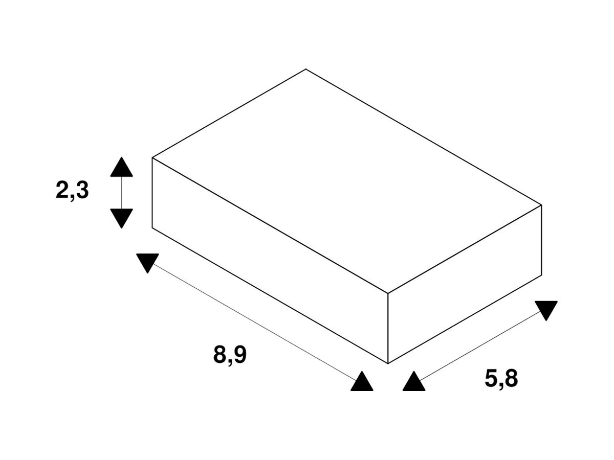 Zugentlastung SLV Klemme 3-polig 89×58×23mm Kunststoff weiss