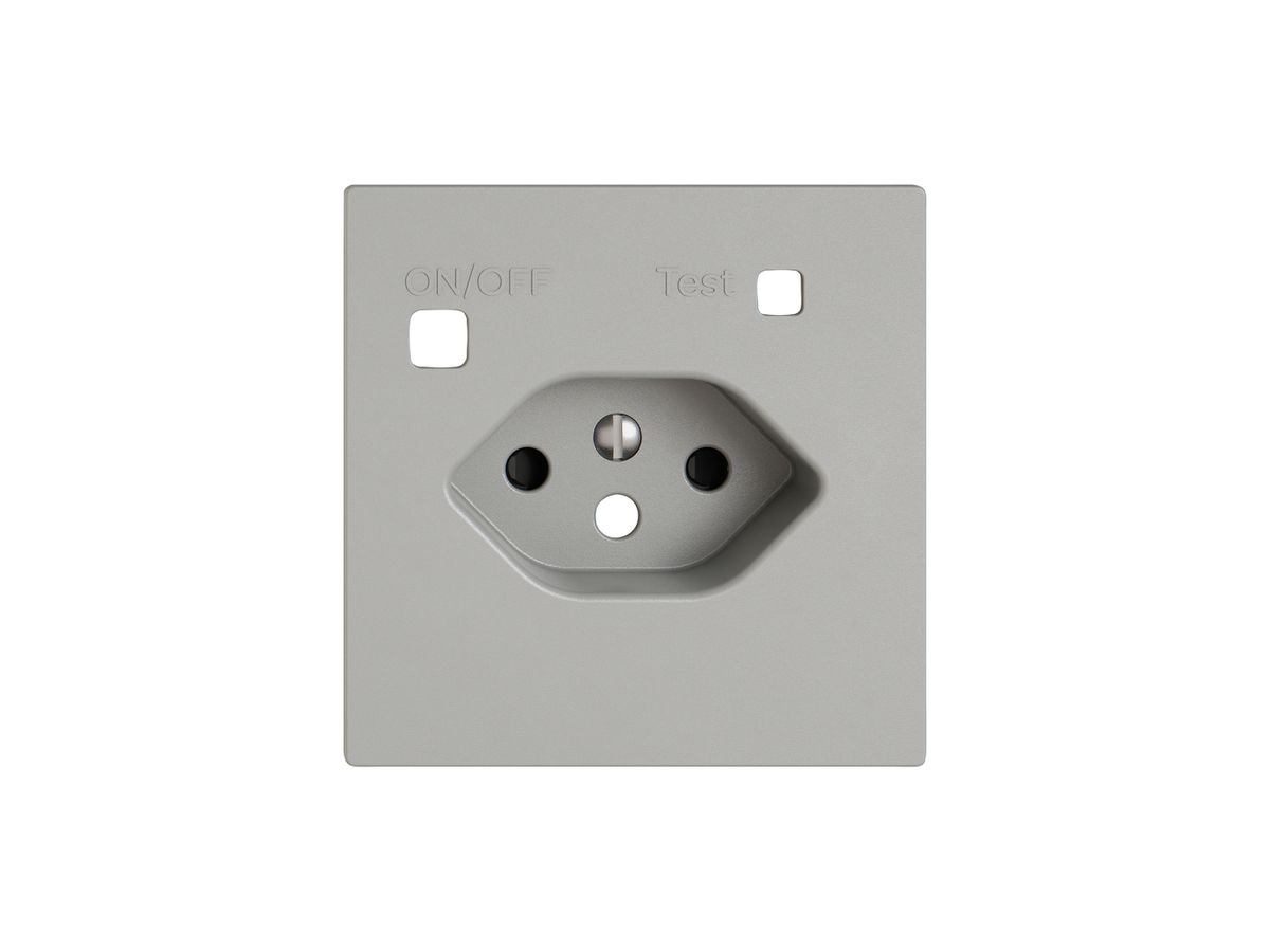 Montageset EDIZIO.liv SNAPFIX® f.Fehlerstrom-Schutzsteckdose Typ 13 Shutter hgu
