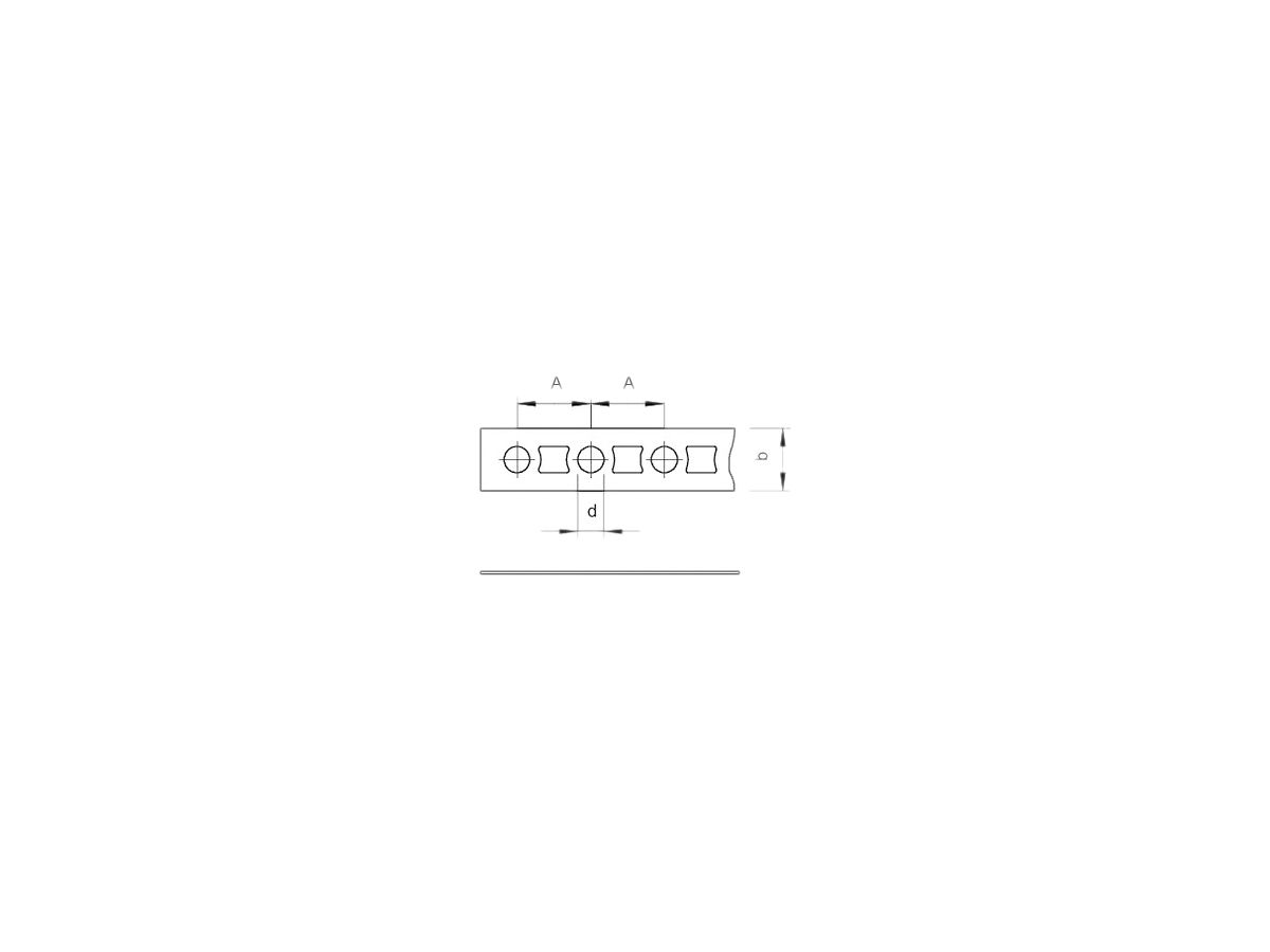 Montageband Bettermann DIN EN 10147 12×0.8mm, L=10m