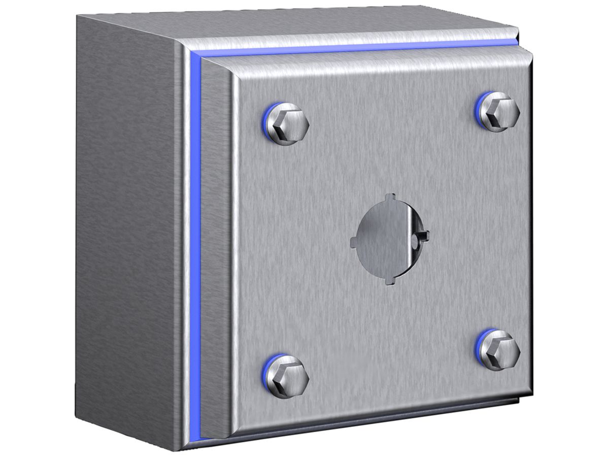Aufbaugehäuse Rittal HD 1681.600 1×Ausschnitt 22.5mmØ 100×100×90mm Ed-St