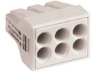 Verbindungsklemme WAGO 6P 0.75…2.5mm² Exe lichtgrau