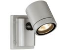 Wandleuchte SLV NEW MYRA WALL, GU10 50W IP55 silbergrau