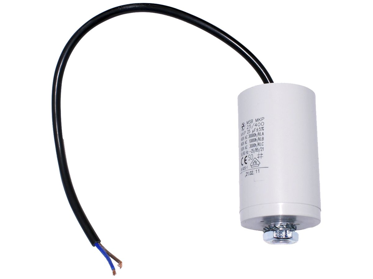 Kondensator HYDRA MSB MKP 25 /400 25µF 500V für Motor Ø50×80mm
