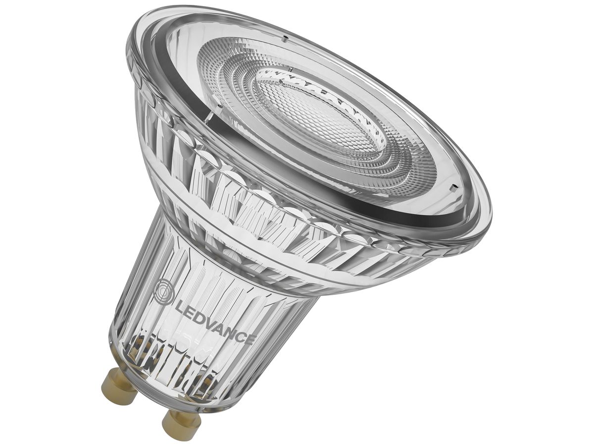 LED-Lampe LEDVANCE GU10 6.1W 575lm 940 DIM PAR16 klar 36° Ø50×52mm