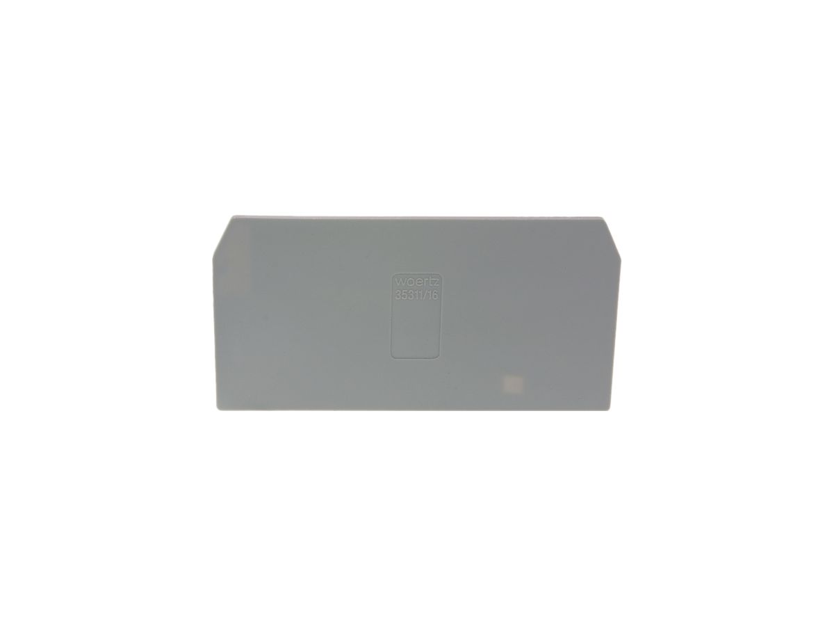 Trenn-/Abschlusswand 16mm² grau für F W35310/16