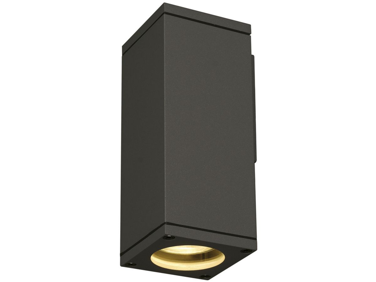 Wandleuchte SLV THEO WALL OUT, GU10 35W IP44 anthrazit