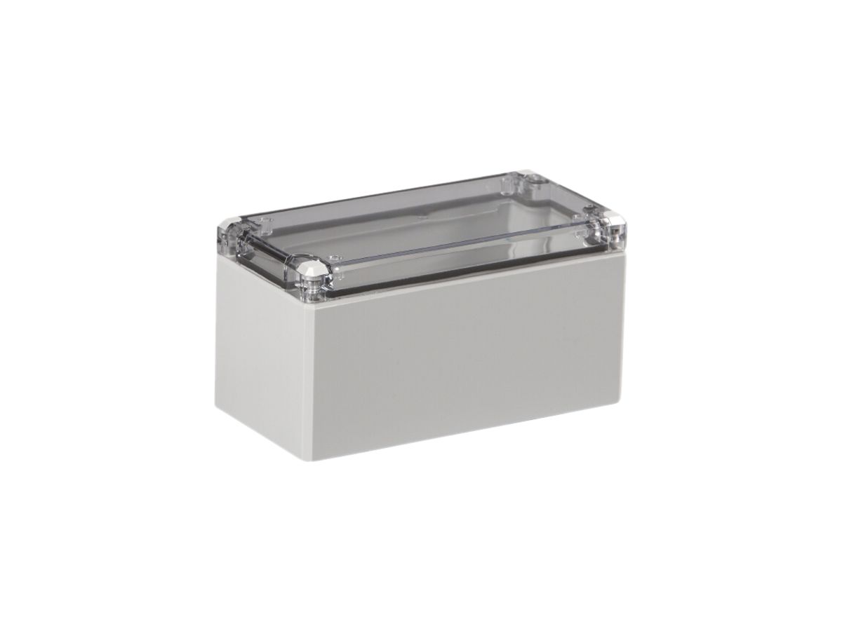 Apparategehäuse RW CUBO D 80×160×86 DPCP transparent, T DSHI 1B