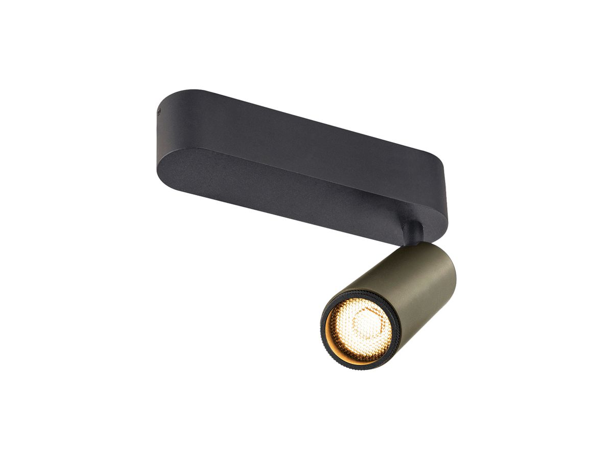 LED-Spot SLV GRIP SPOT M 14W 1540lm 3000K WB DIM 183×147×106mm schwarz/bronze