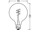 LED-Lampe LEDVANCE Vintage 1906 E27 4.9W 470lm 927 DIM gold Ø95×139mm