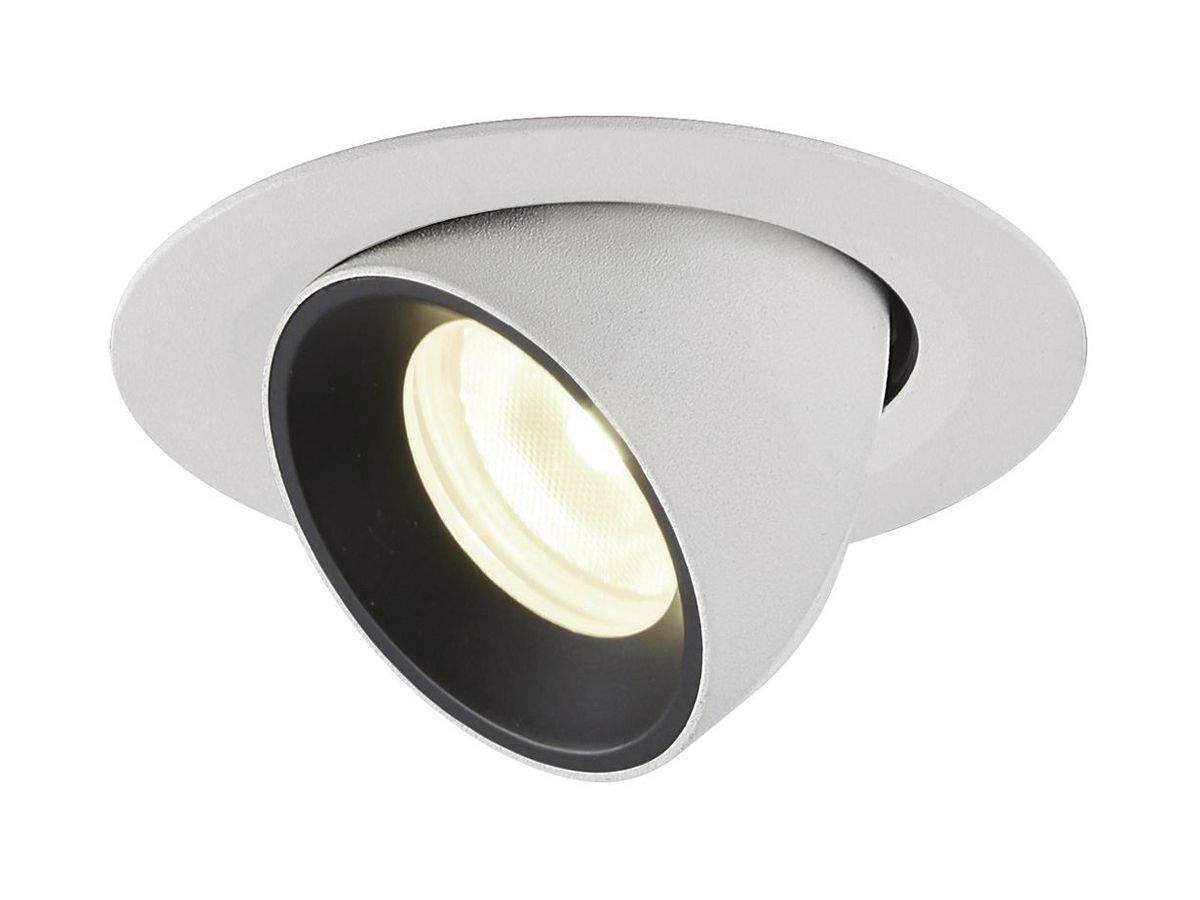 EB-LED-Downlight SLV NUMINOS GIMBLE XS, 7W 200mA 720lm 4000K 20° ws/sz