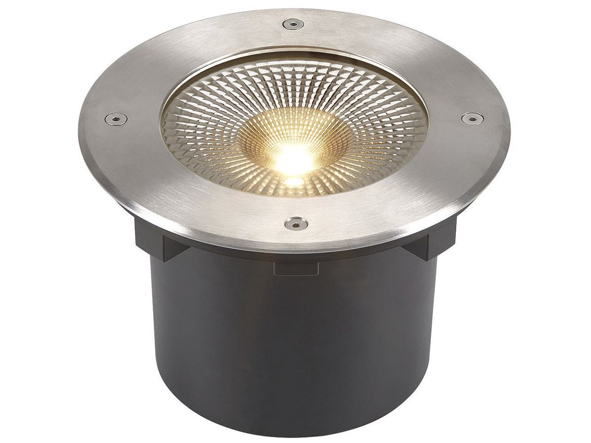 EB-LED-Bodenleuchte SLV ROCCI 200 EL 16W 1530lm 3000K rund Edelstahl IP65