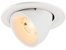 LED-Downlight SLV NUMINOS GIMBLE S 6.7W 1000lm 2700K NB DALI Ø100×70 weiss