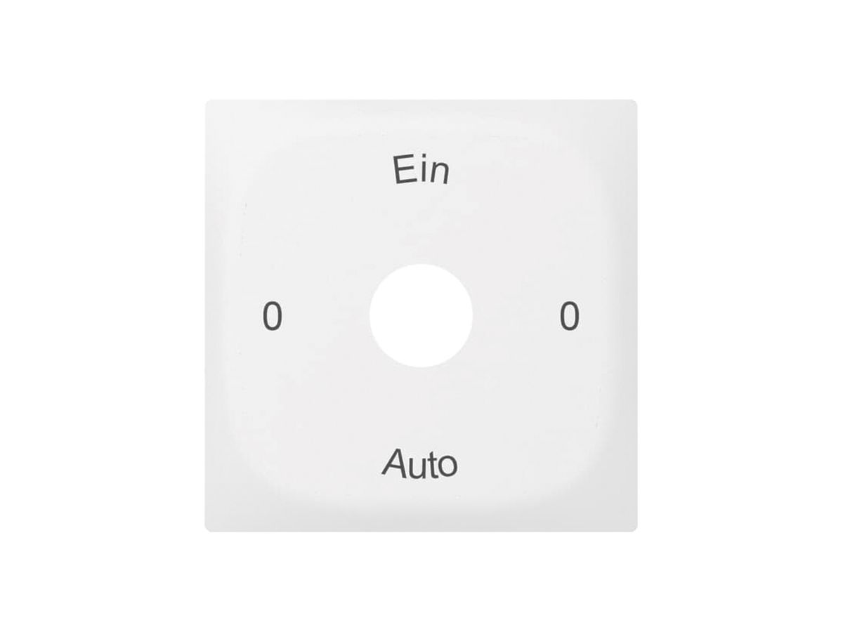 Frontrahmen SIDUS mit Gravur weiss