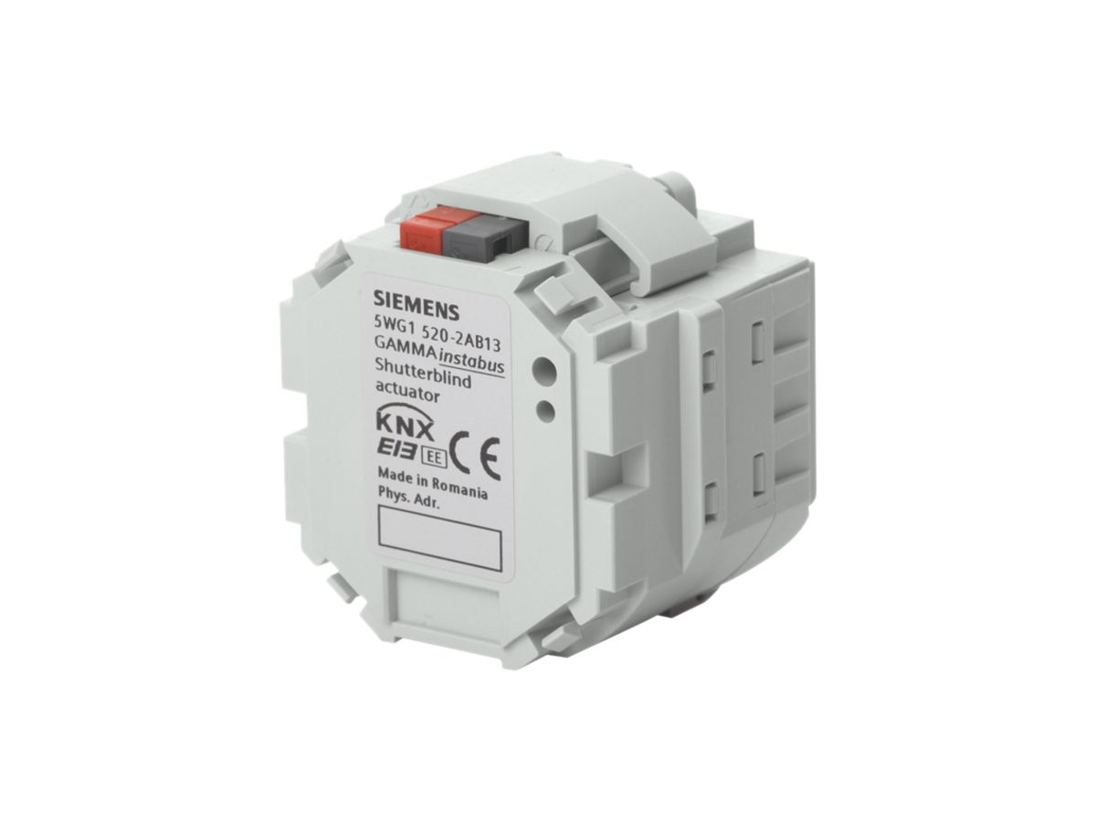 UP-KNX-Jalousieaktor Siemens 230 VAC 1×6A UP520/13