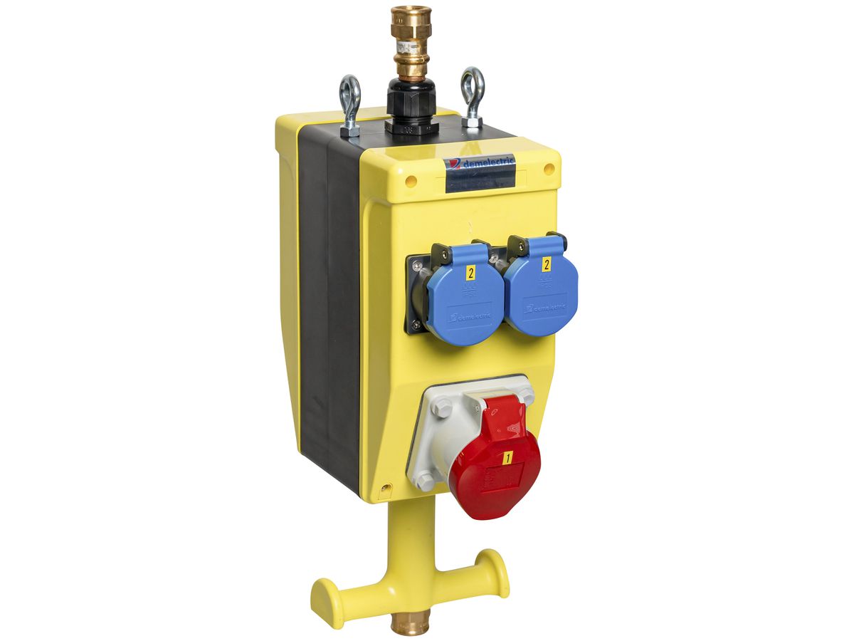 Stromverteiler DEM DB25905 16A 2×LS 2×T23 1×16A 1×32A