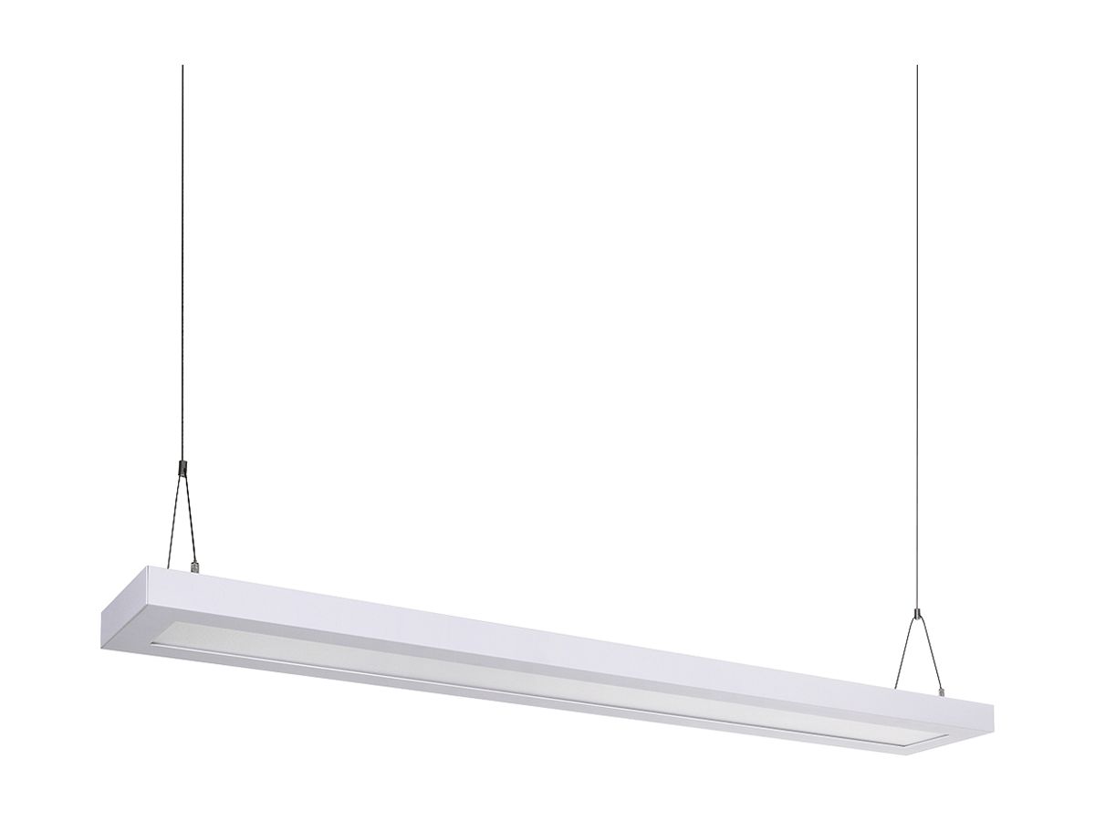LED-Pendelleuchte ESYLUX LENJA PDL 1200 DDP 44.5W 6800lm 830 DALI-2 weiss