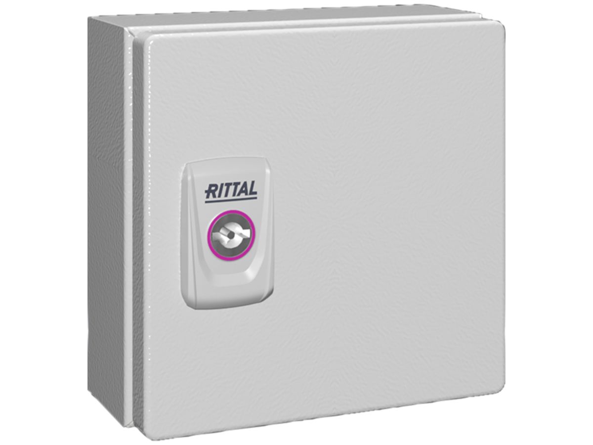 Kleingehäuse Rittal KX E-Box, IP66, 150×150×80mm, Stahlblech