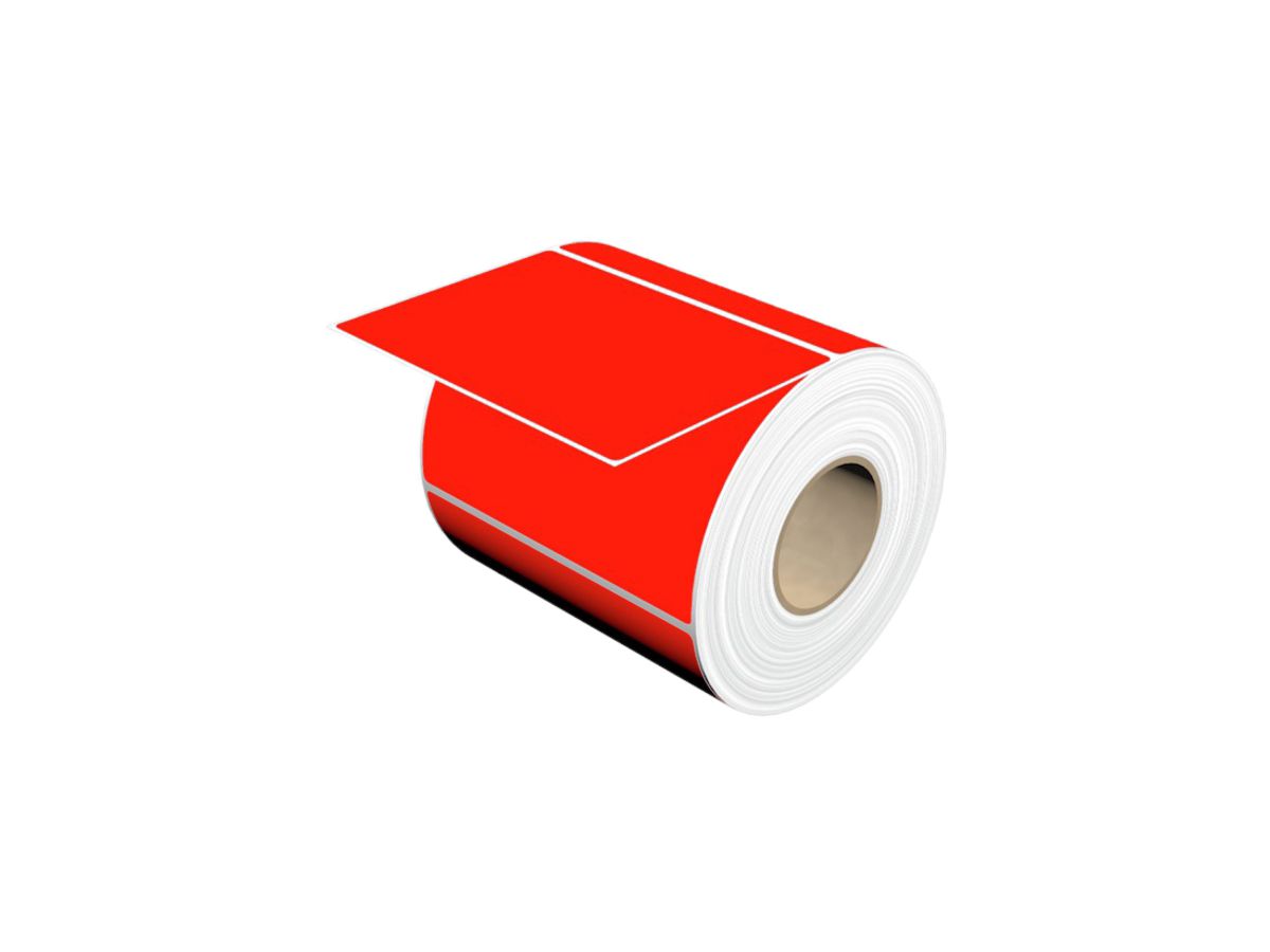 Etikette Weidmüller THM MT30X selbstklebend 101×74mm Polyester rot