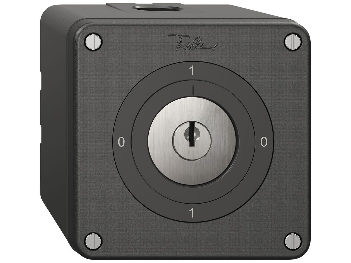 AP-Schlüsselschalter NEVO SNAPFIX® Ausschalter 1-polig 16A 400V 0-1-0-1 sz