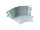 Bogen BET RB 45° 110×300mm Stahl bandverzinkt