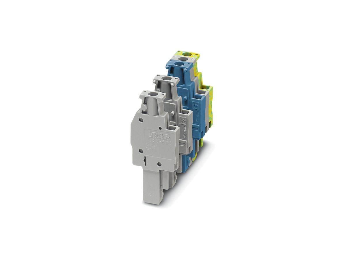 Stecker UPBV 2.5 0.14…4mm² grau Schraubanschluss links