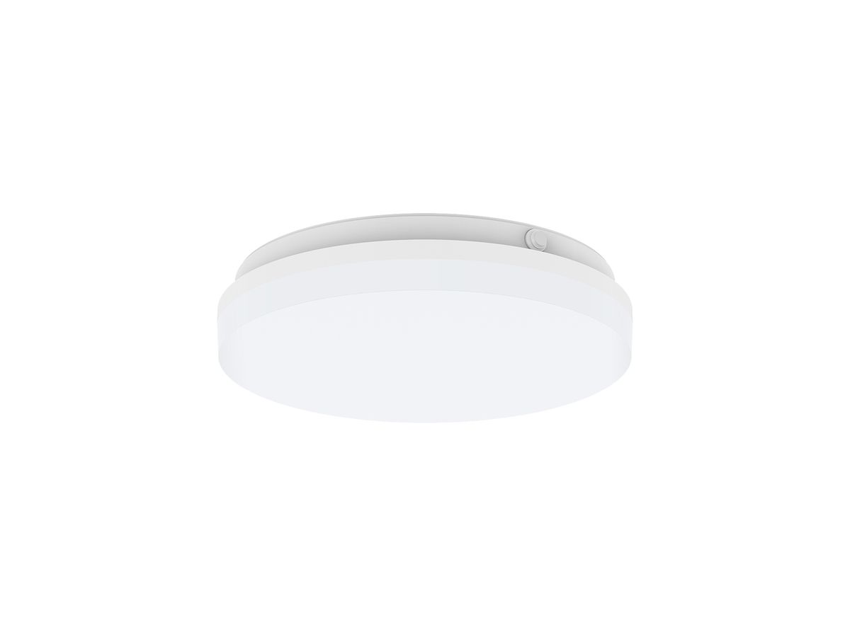 LED-Decken-/Wandleuchte DOTLUX SURFACE 11W 1390…1495lm 830…857 IP54 Ø250 ws