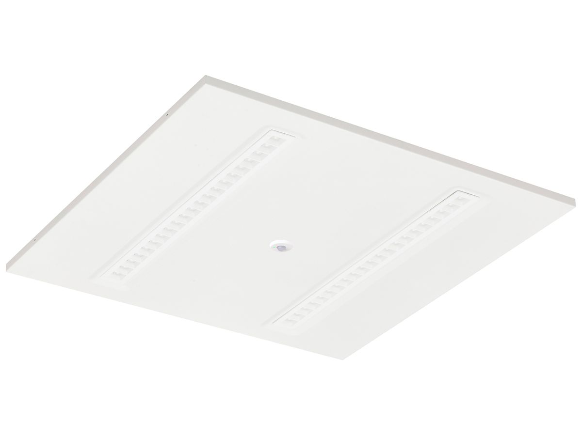 LED-Panelleuchte Sylvania OptiClip R 600 PIR 34W 4250lm 940 IP20/40 DIM weiss