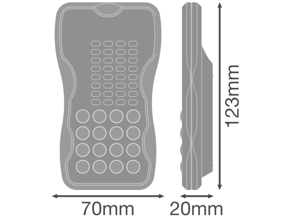 Fernbedienung LEDVANCE HIGH BAY Infrarot 123×70×20mm